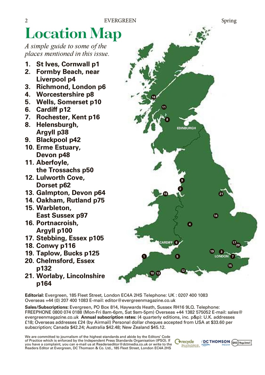 Evergreen Preview Pages