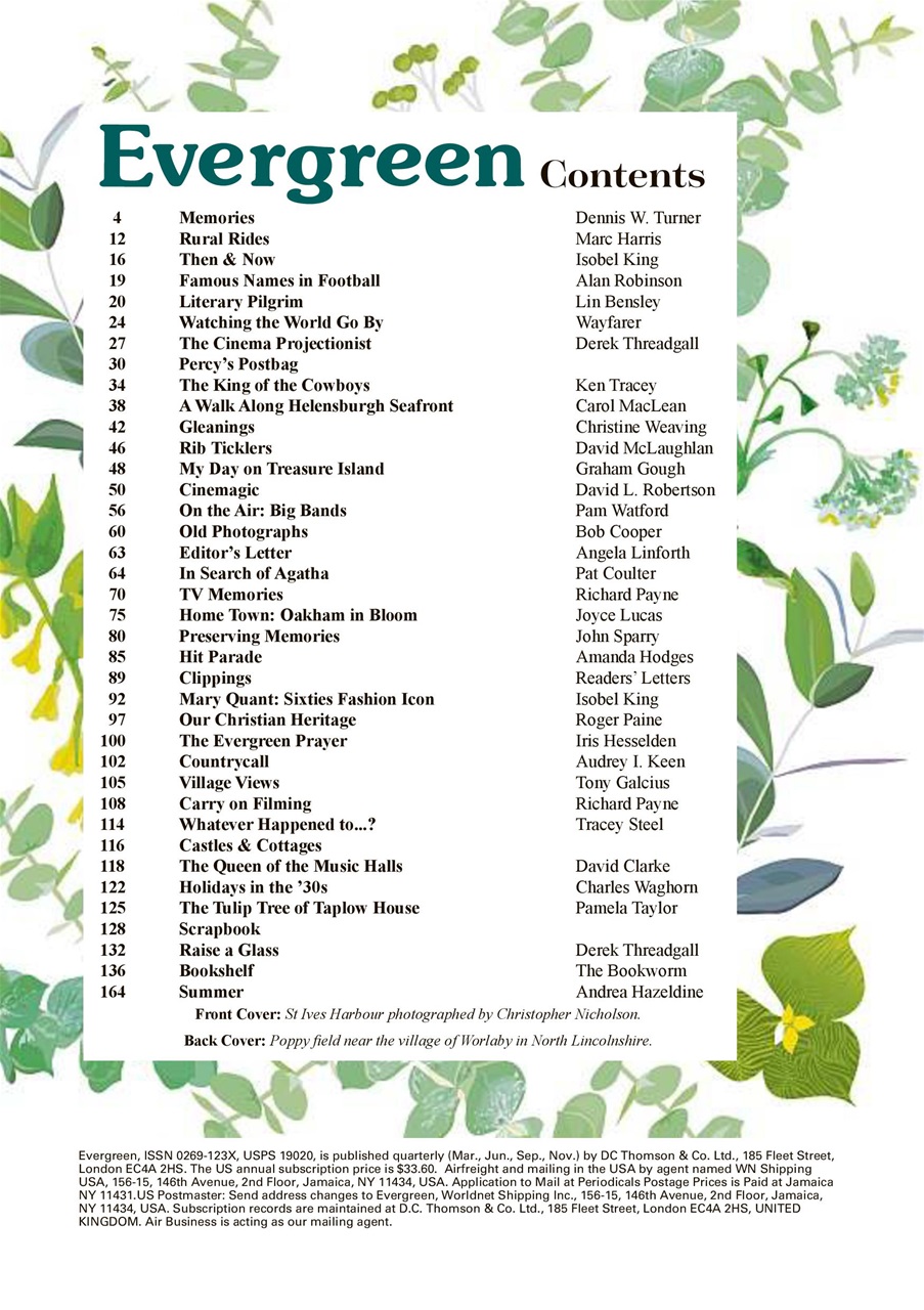 Evergreen Preview Pages