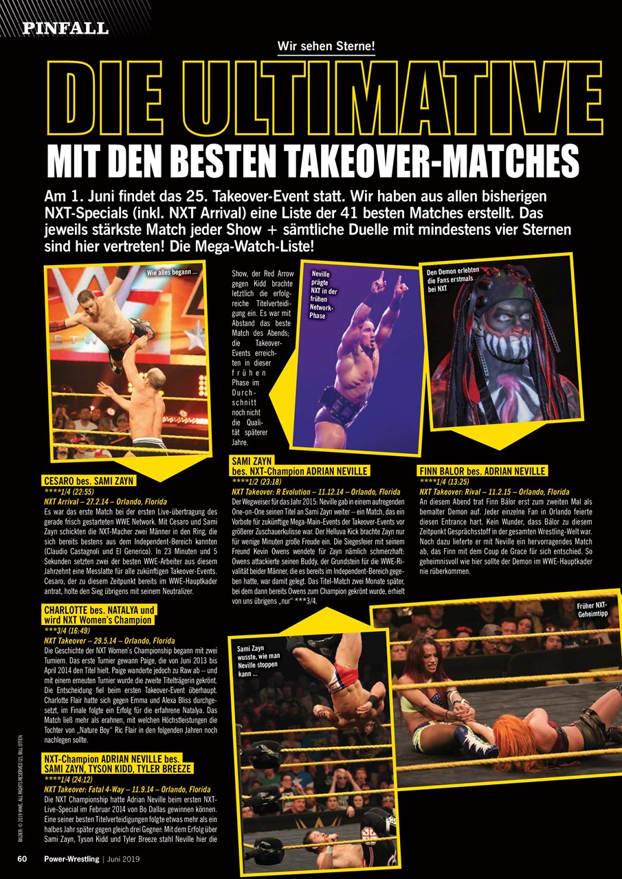 Power-Wrestling Preview Pages