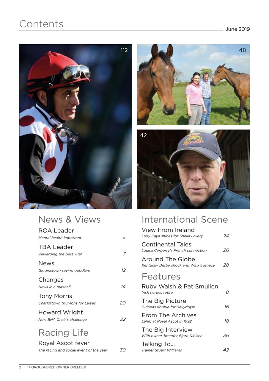 The Owner Breeder Preview Pages