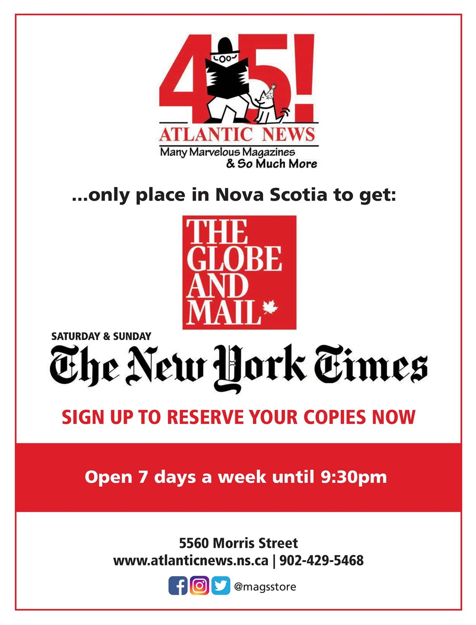 Halifax Magazine Preview Pages