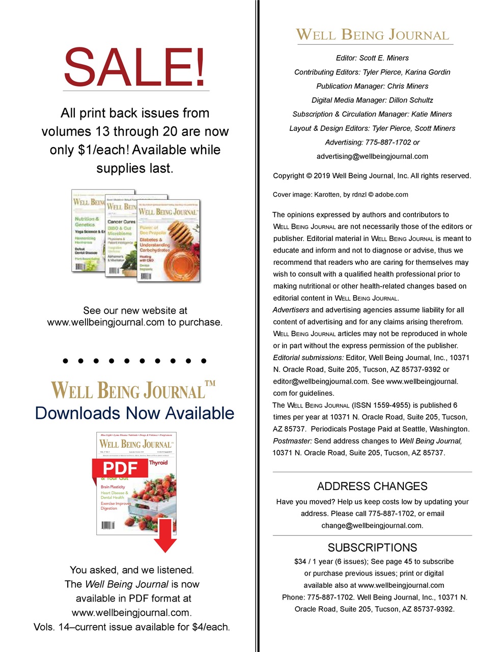 Well Being Journal Preview Pages