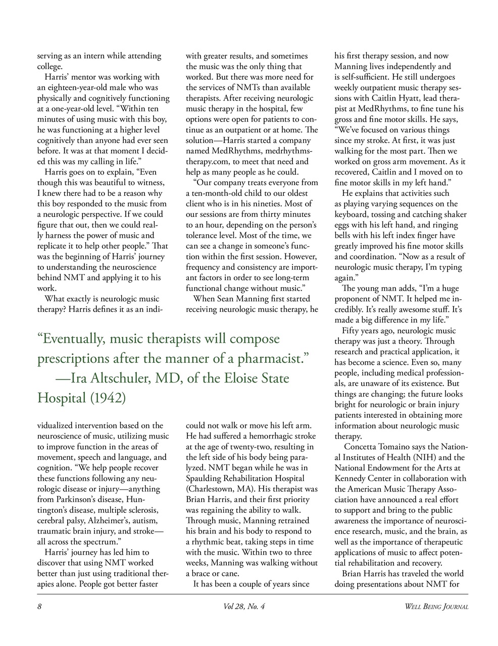 Well Being Journal Preview Pages