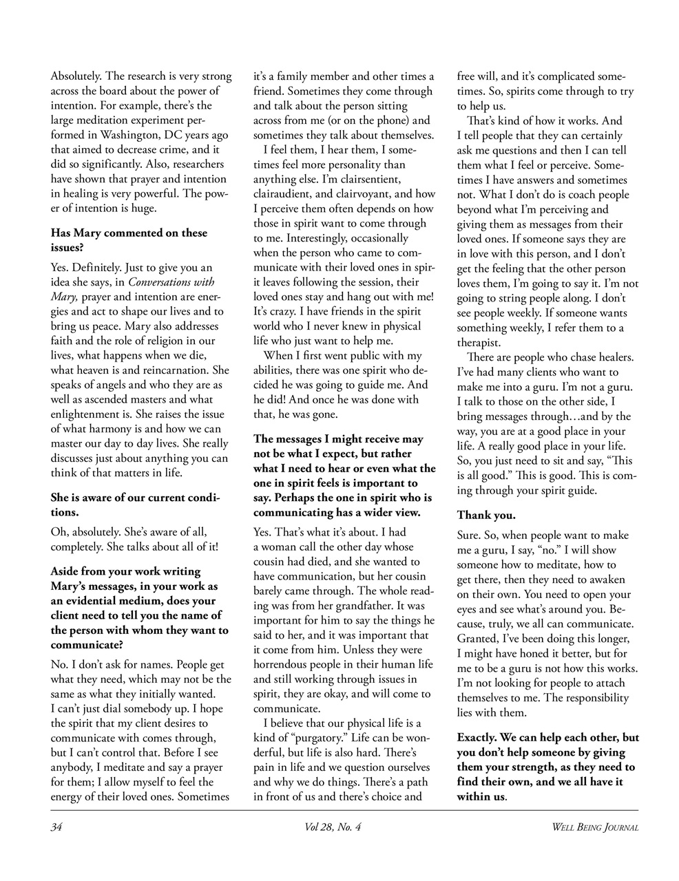 Well Being Journal Preview Pages