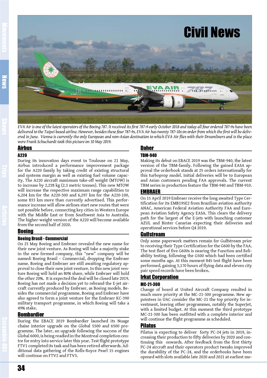 Scramble Magazine Preview Pages