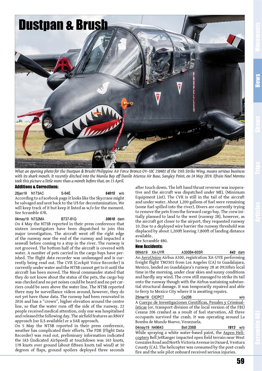 Scramble Magazine Preview Pages