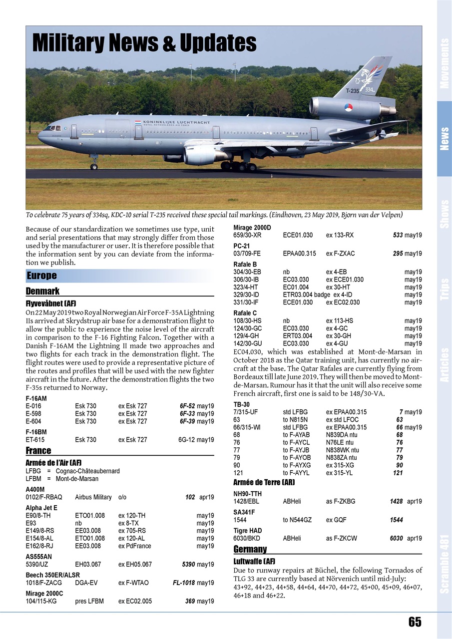 Scramble Magazine Preview Pages