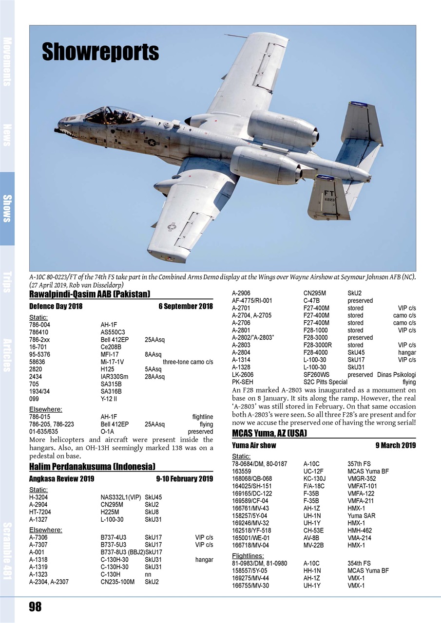 Scramble Magazine Preview Pages