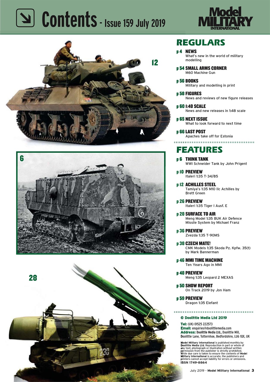 Military Modelling International Magazine Preview Pages