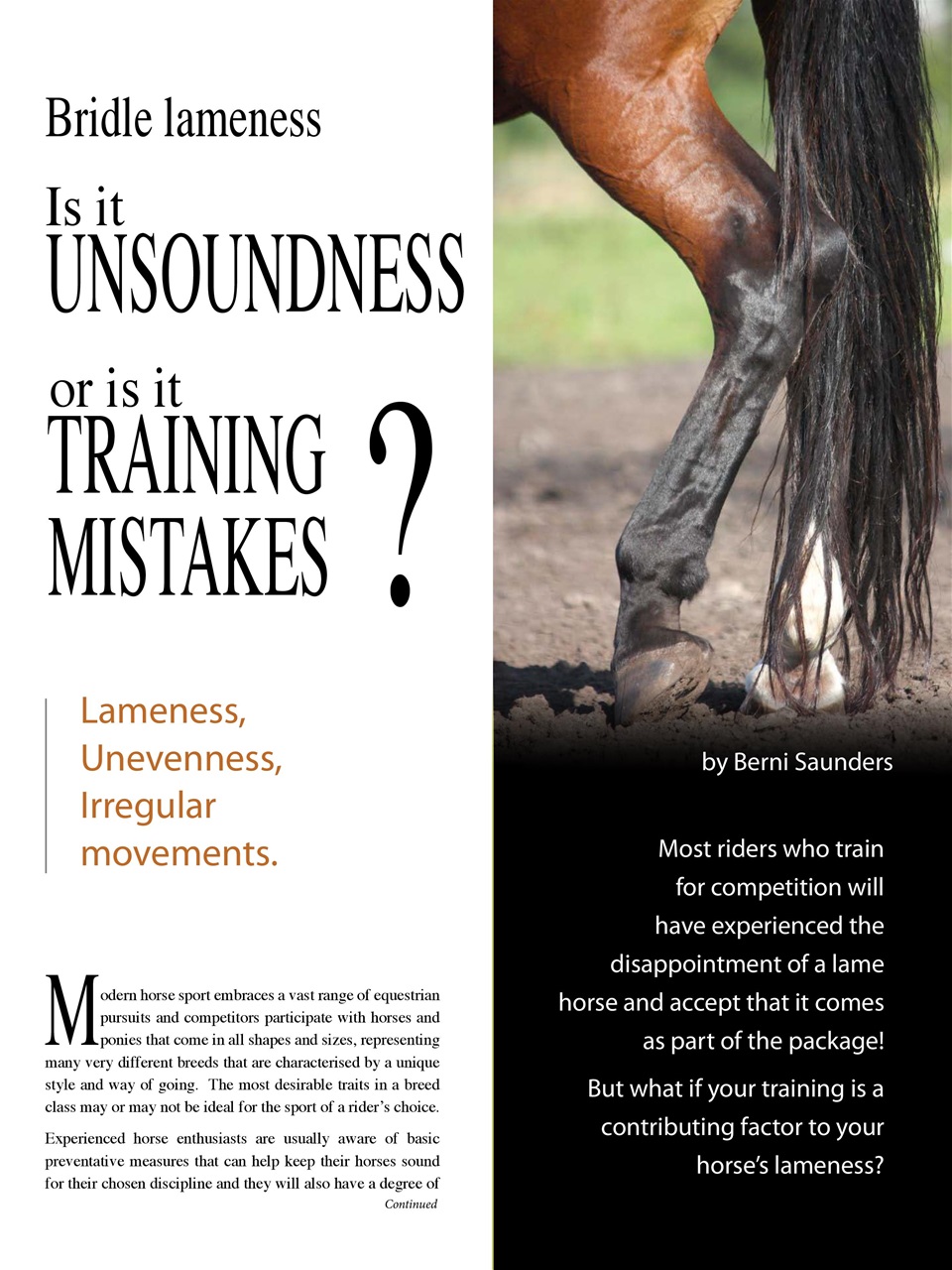 Hoofbeats Preview Pages