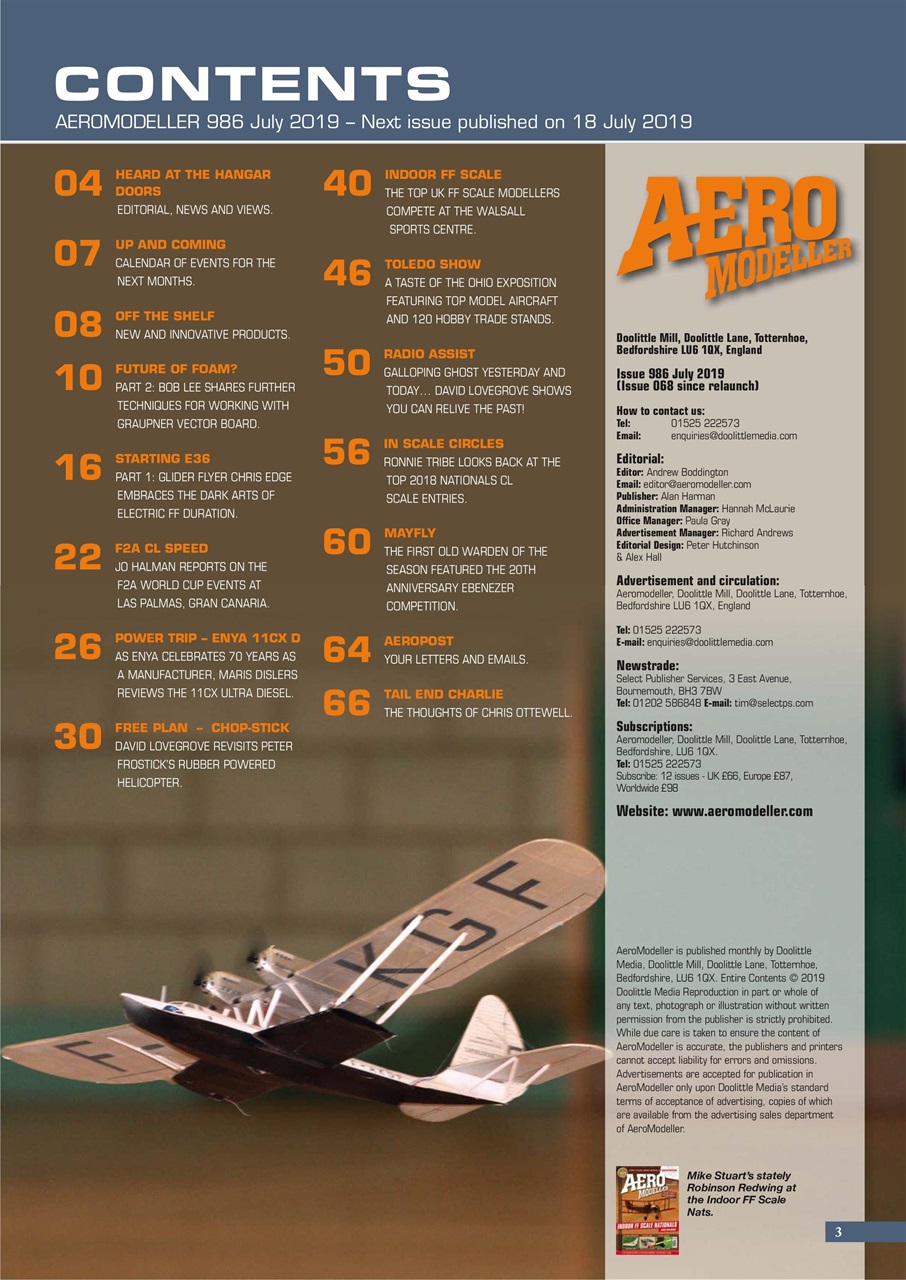 AeroModeller Preview Pages