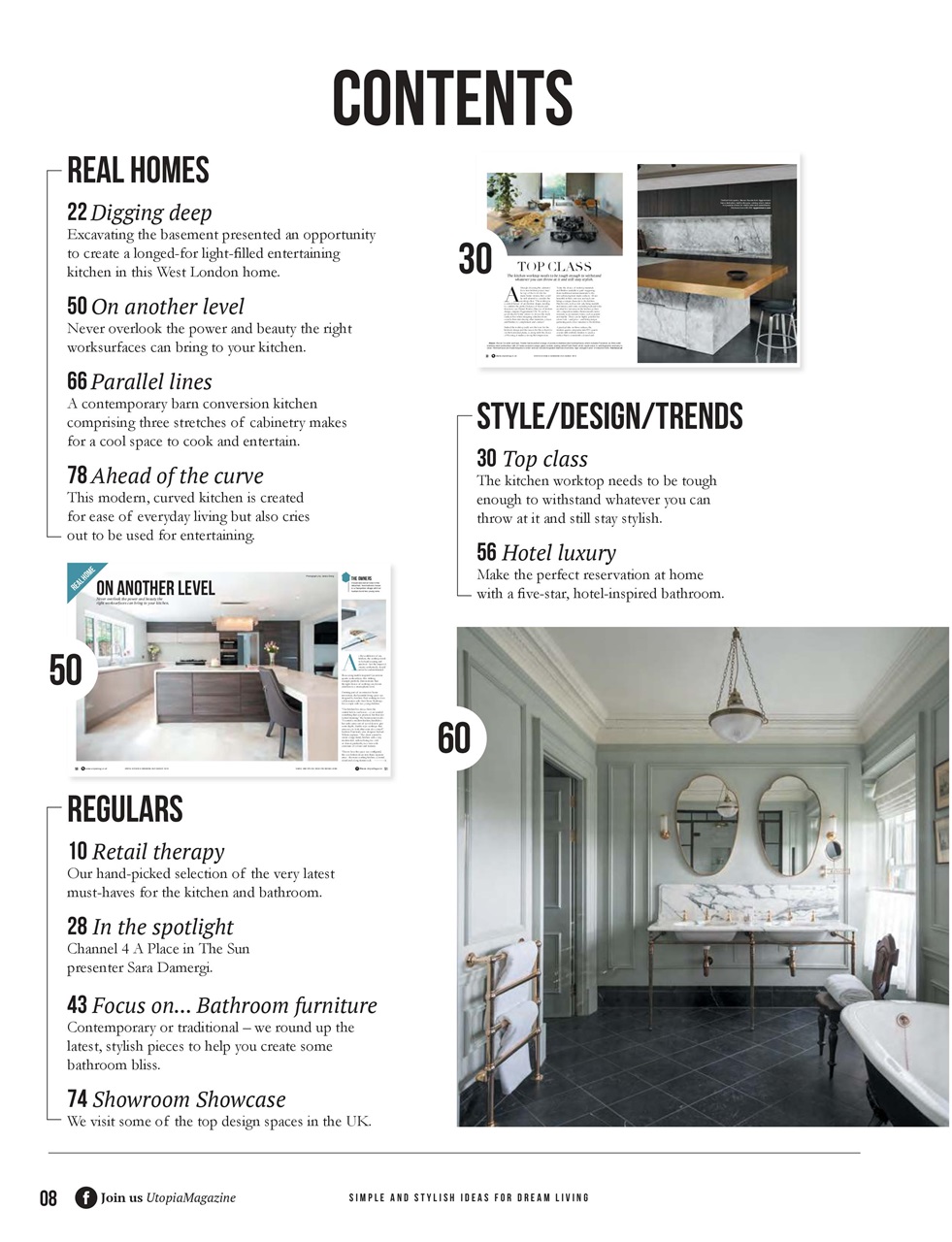 Utopia Kitchen & Bathroom Preview Pages