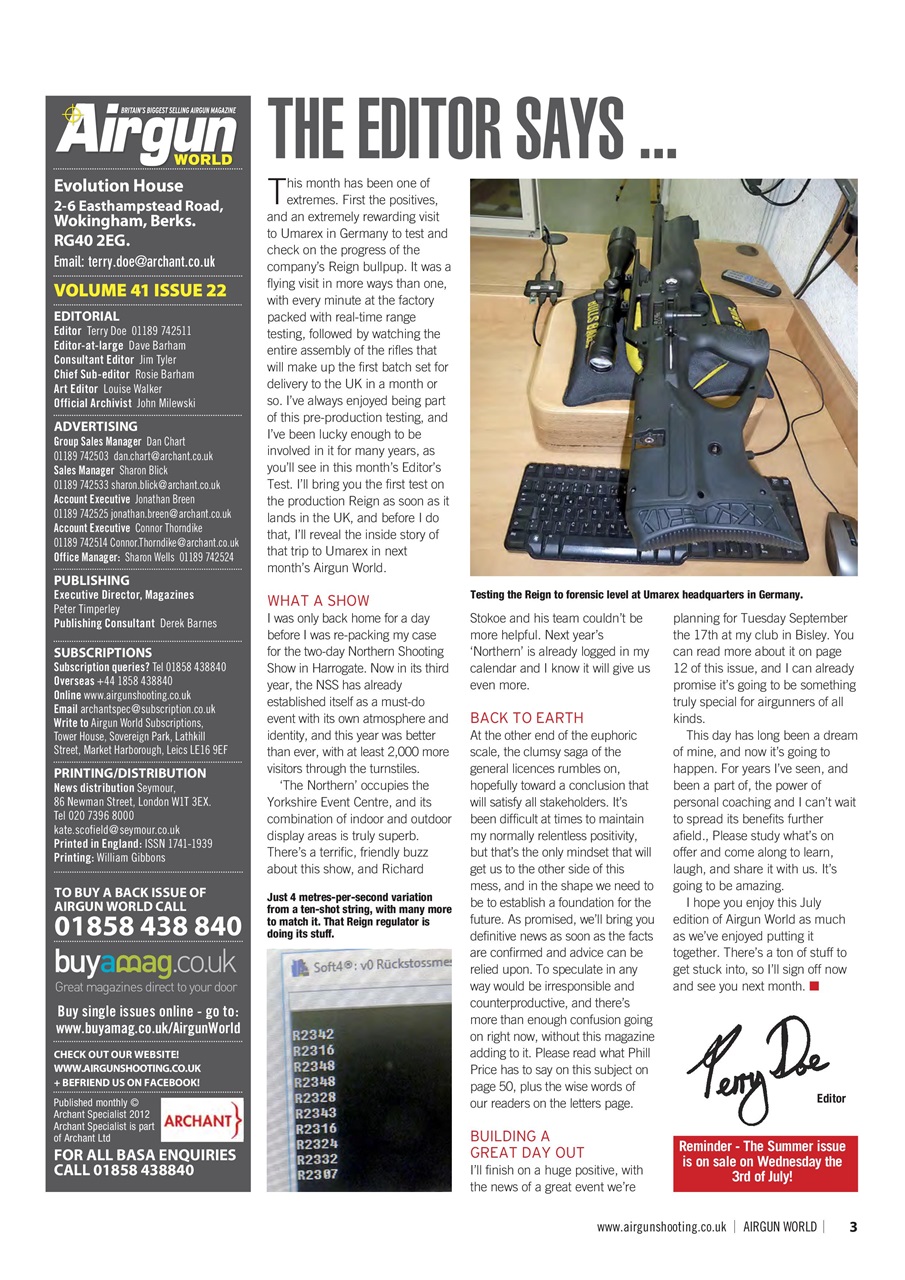 Airgun World Preview Pages