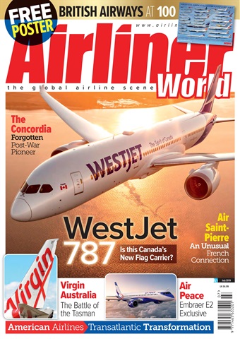 Airliner World issue  July 2019