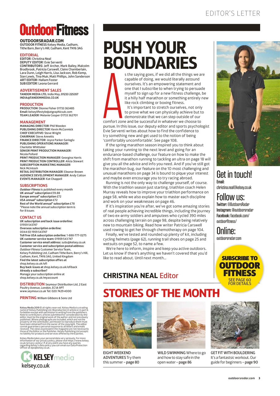Outdoor Fitness & Adventure Preview Pages