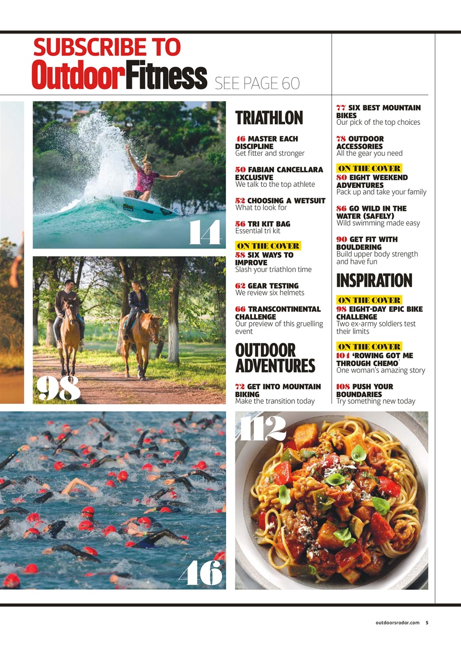 Outdoor Fitness & Adventure Preview Pages