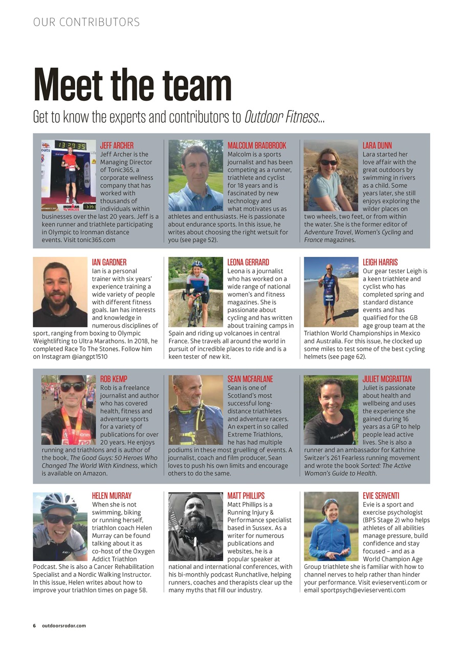 Outdoor Fitness & Adventure Preview Pages