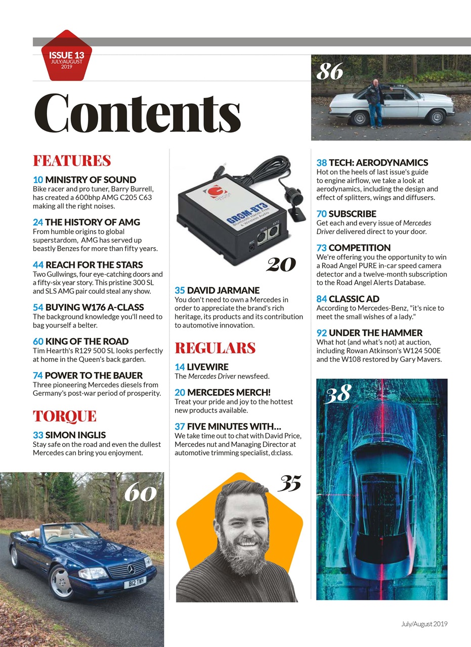Mercedes Driver Magazine Preview Pages