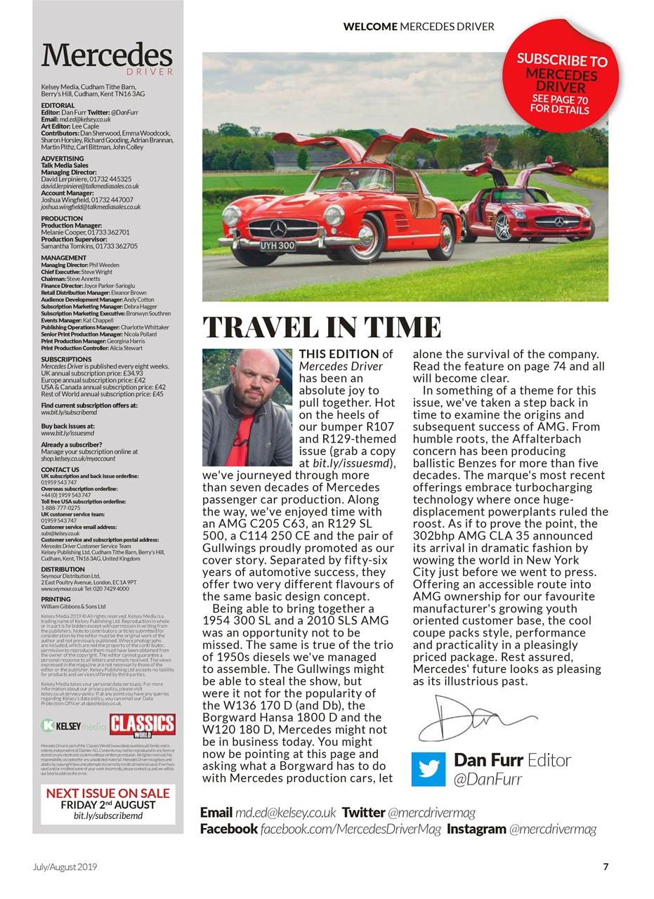 Mercedes Driver Magazine Preview Pages