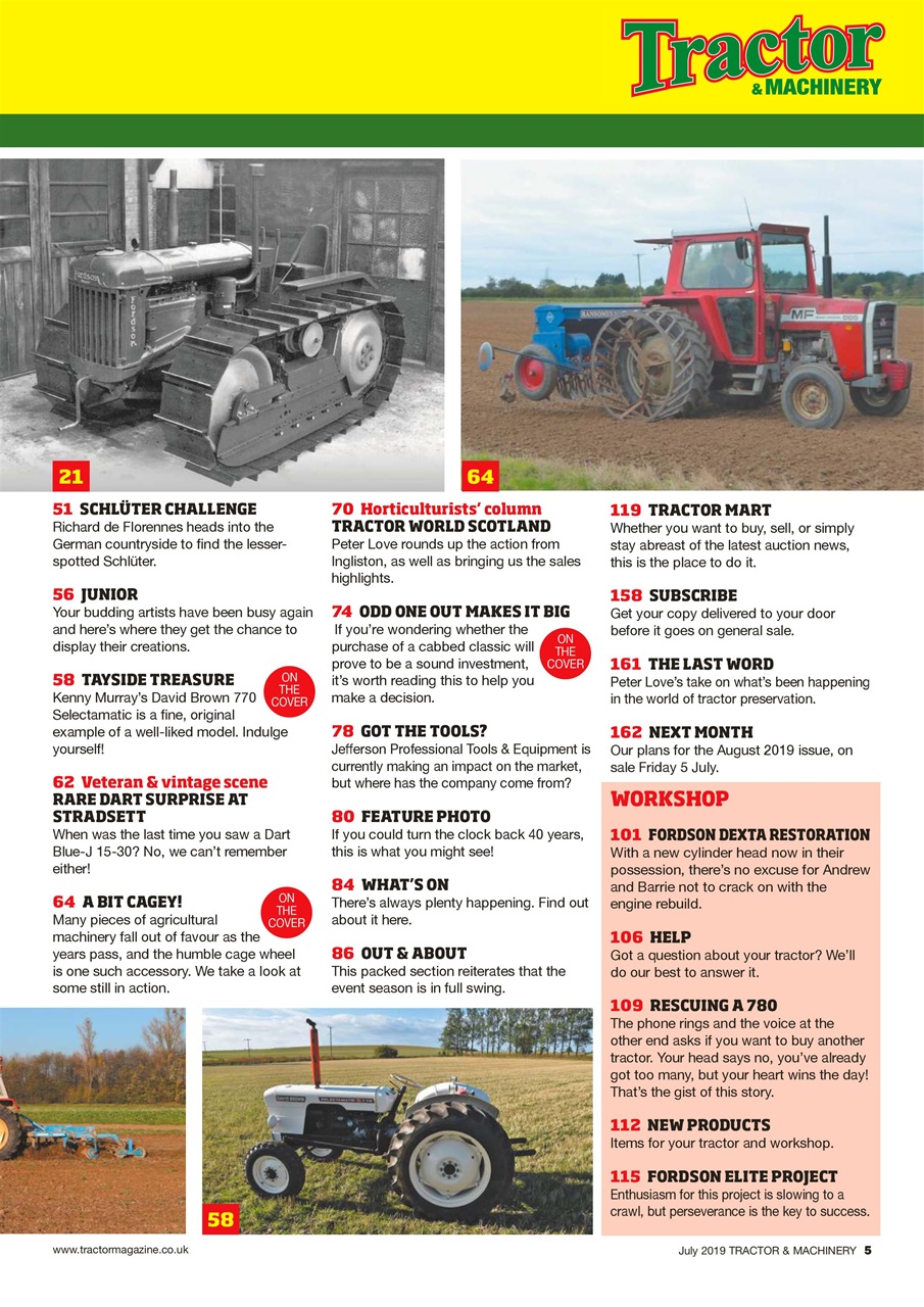 Tractor & Machinery Preview Pages