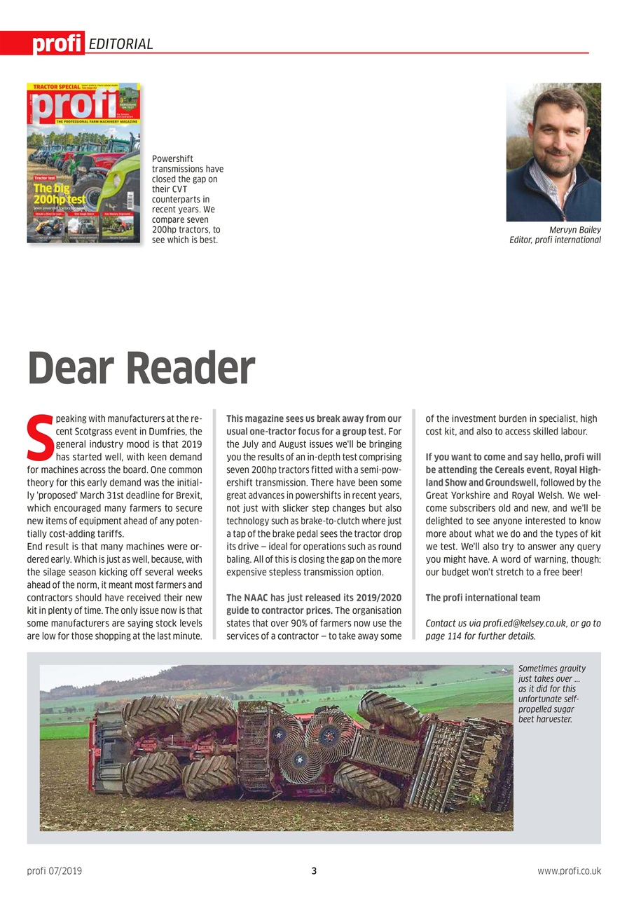 Profi International Preview Pages