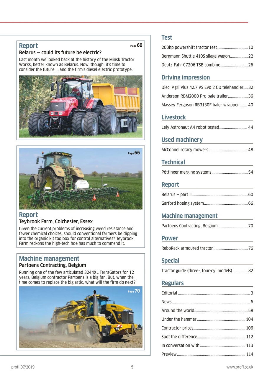 Profi International Preview Pages