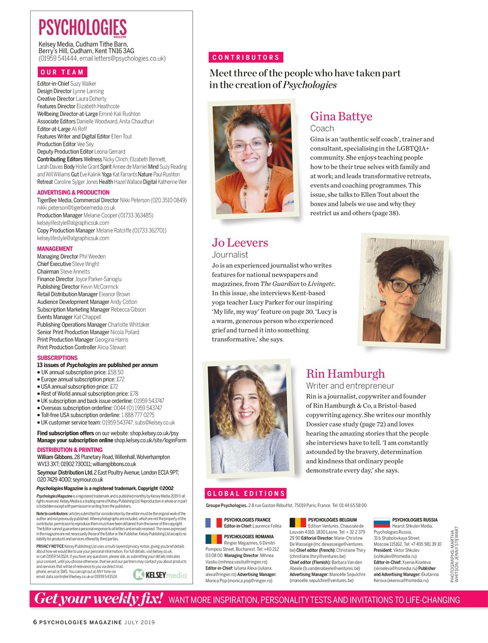 Psychologies Preview Pages