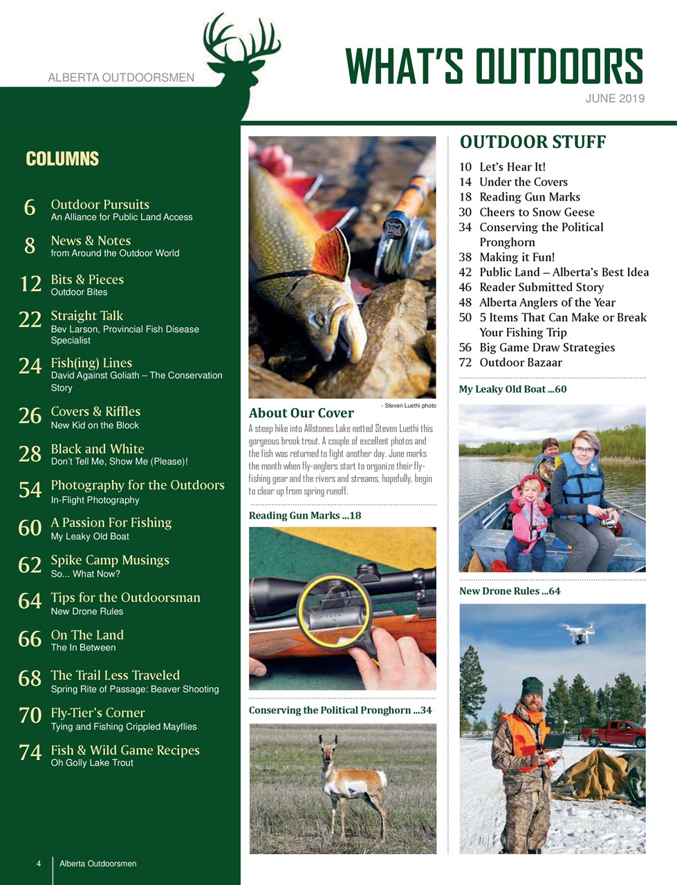 Alberta Outdoors Preview Pages