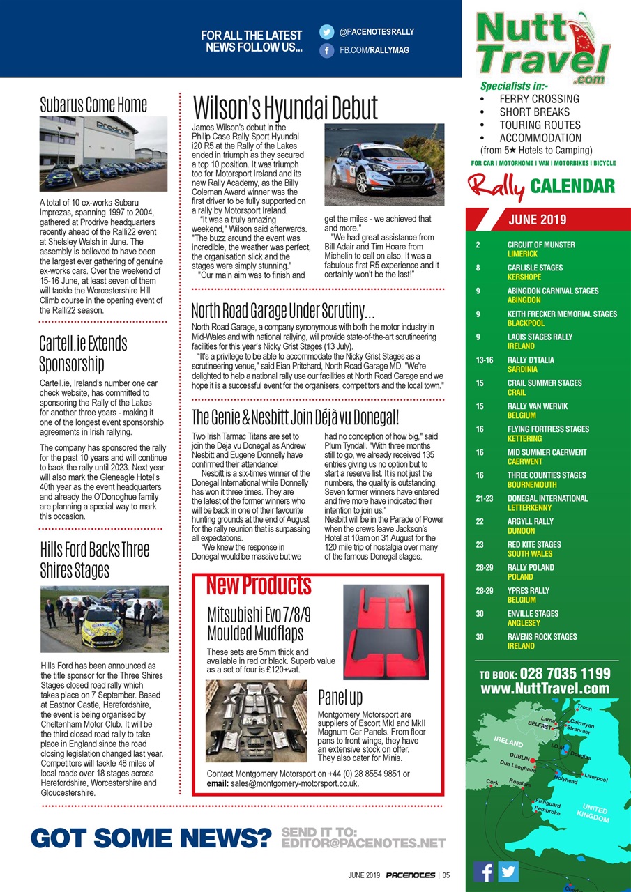 Pacenotes Rally magazine Preview Pages