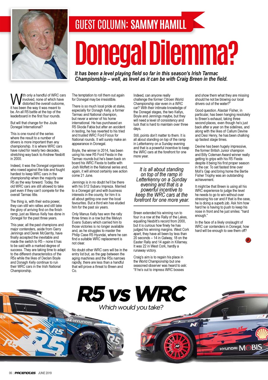 Pacenotes Rally magazine Preview Pages