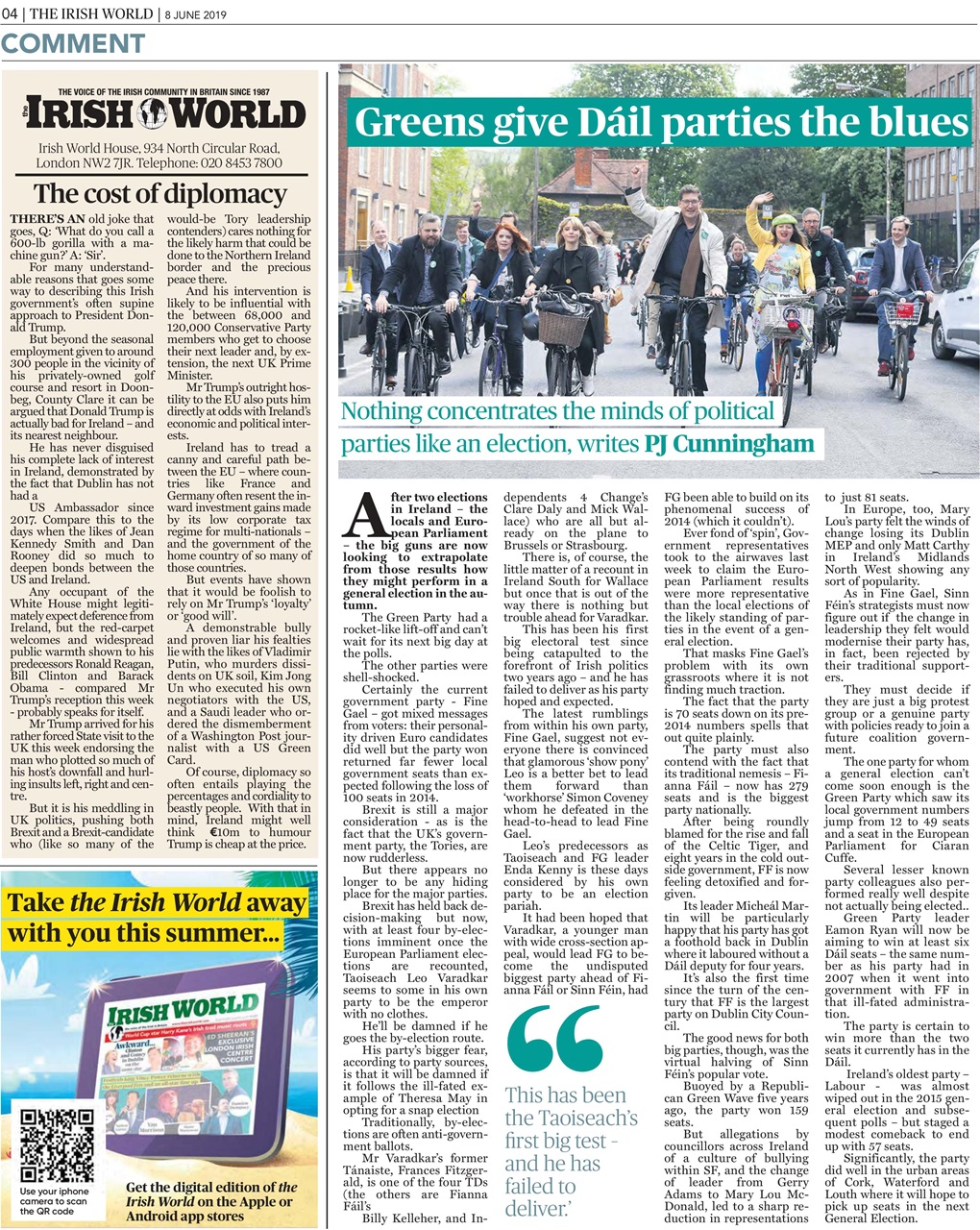 Irish World Preview Pages