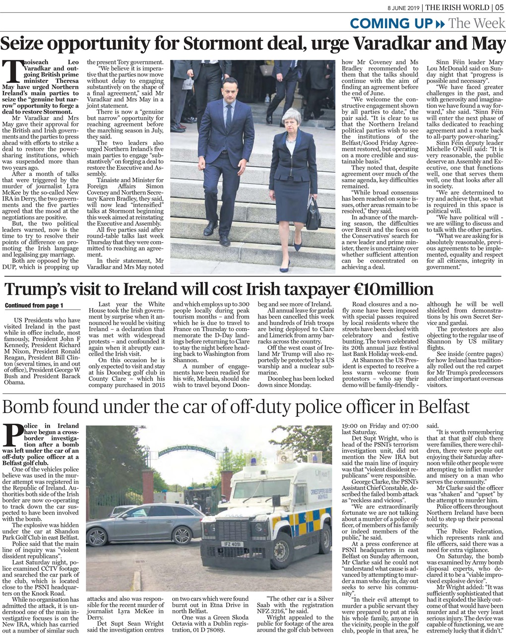 Irish World Preview Pages