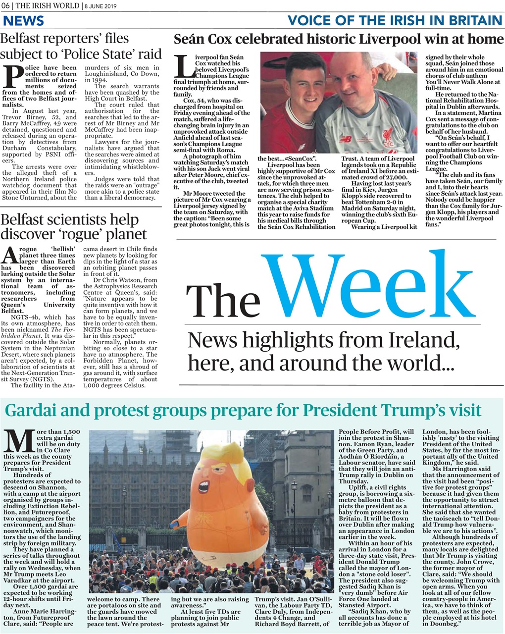 Irish World Preview Pages