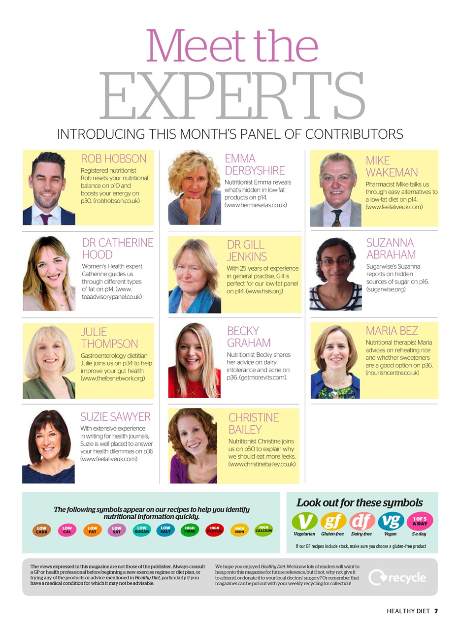 Healthy Diet Preview Pages