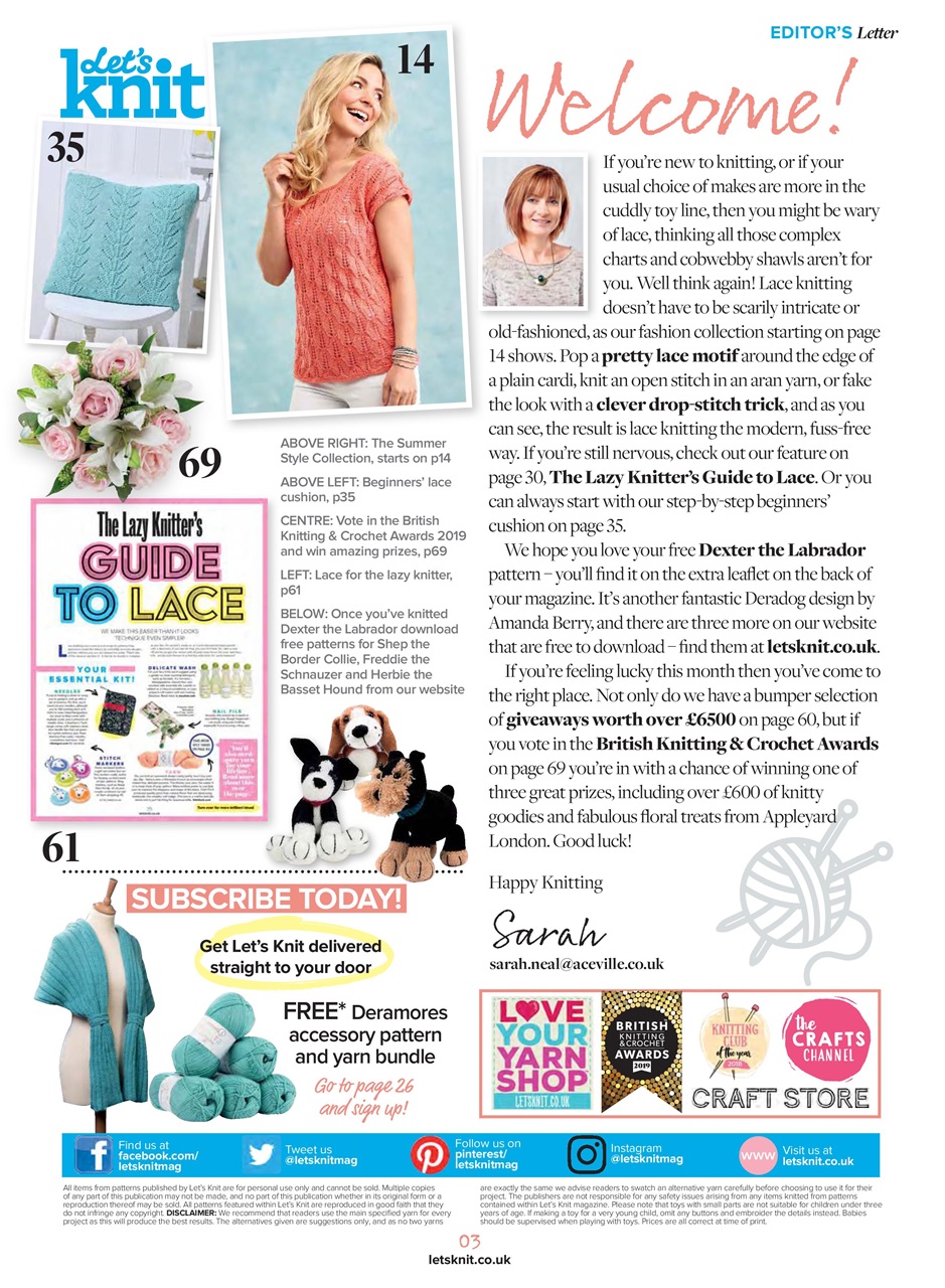 Let's Knit Preview Pages