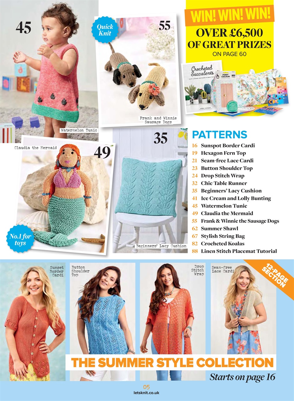 Let's Knit Preview Pages