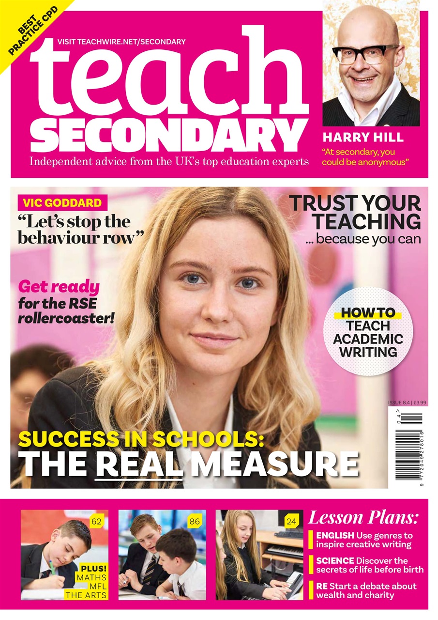 Teach Secondary Preview Pages