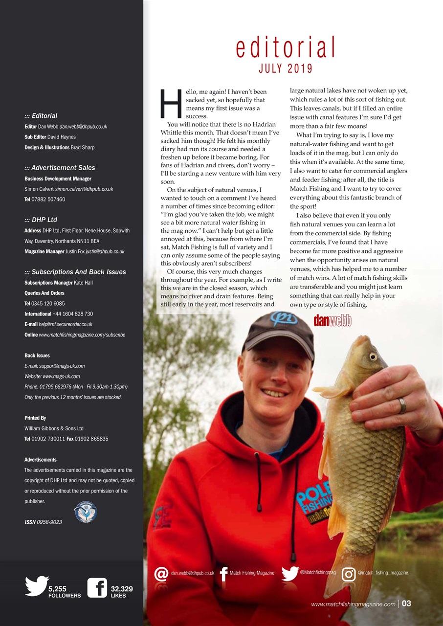 Match Fishing Preview Pages