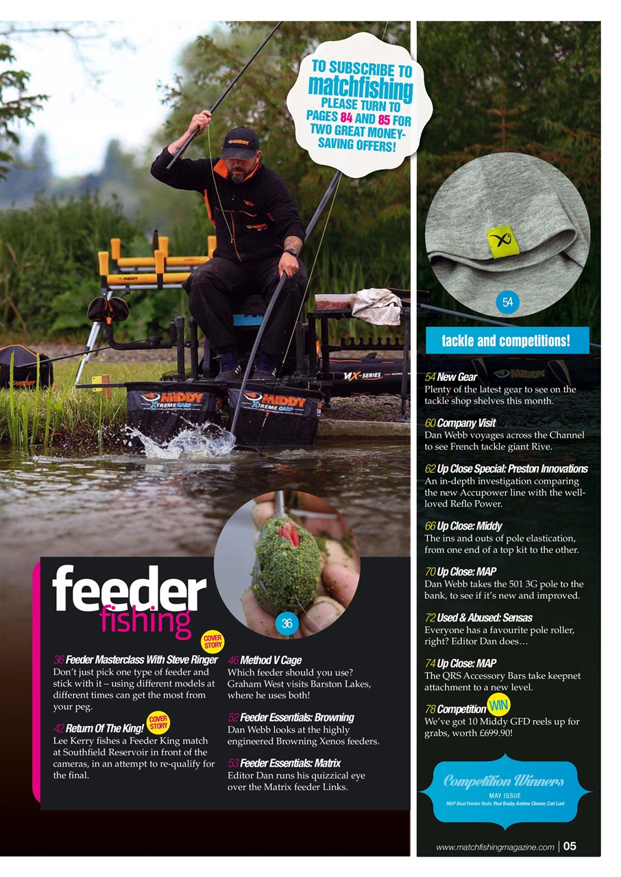 Match Fishing Preview Pages