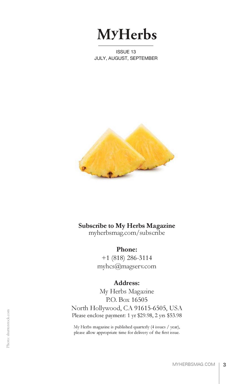 My Herbs Magazine Preview Pages