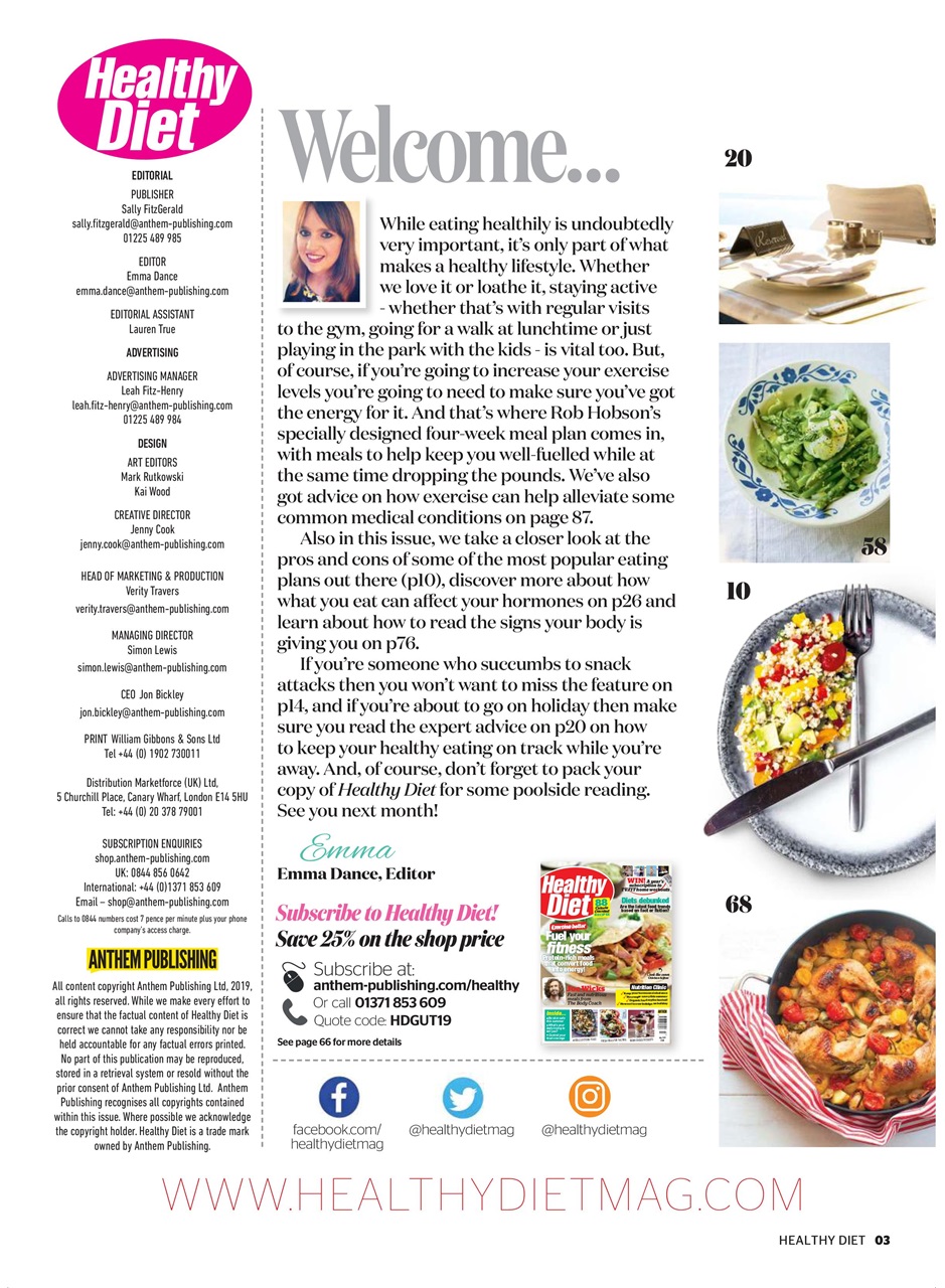 Healthy Diet Preview Pages
