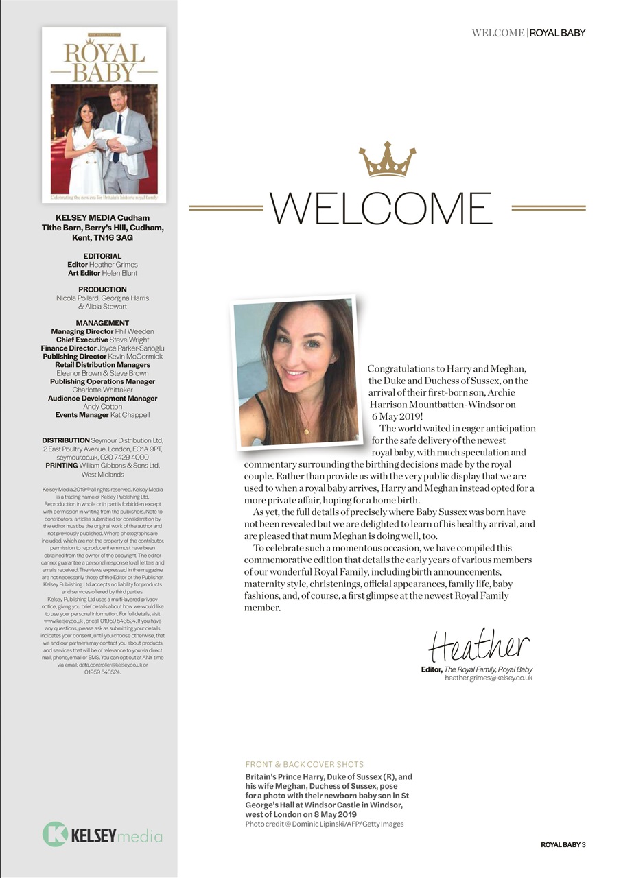 Royal Bookazine Preview Pages