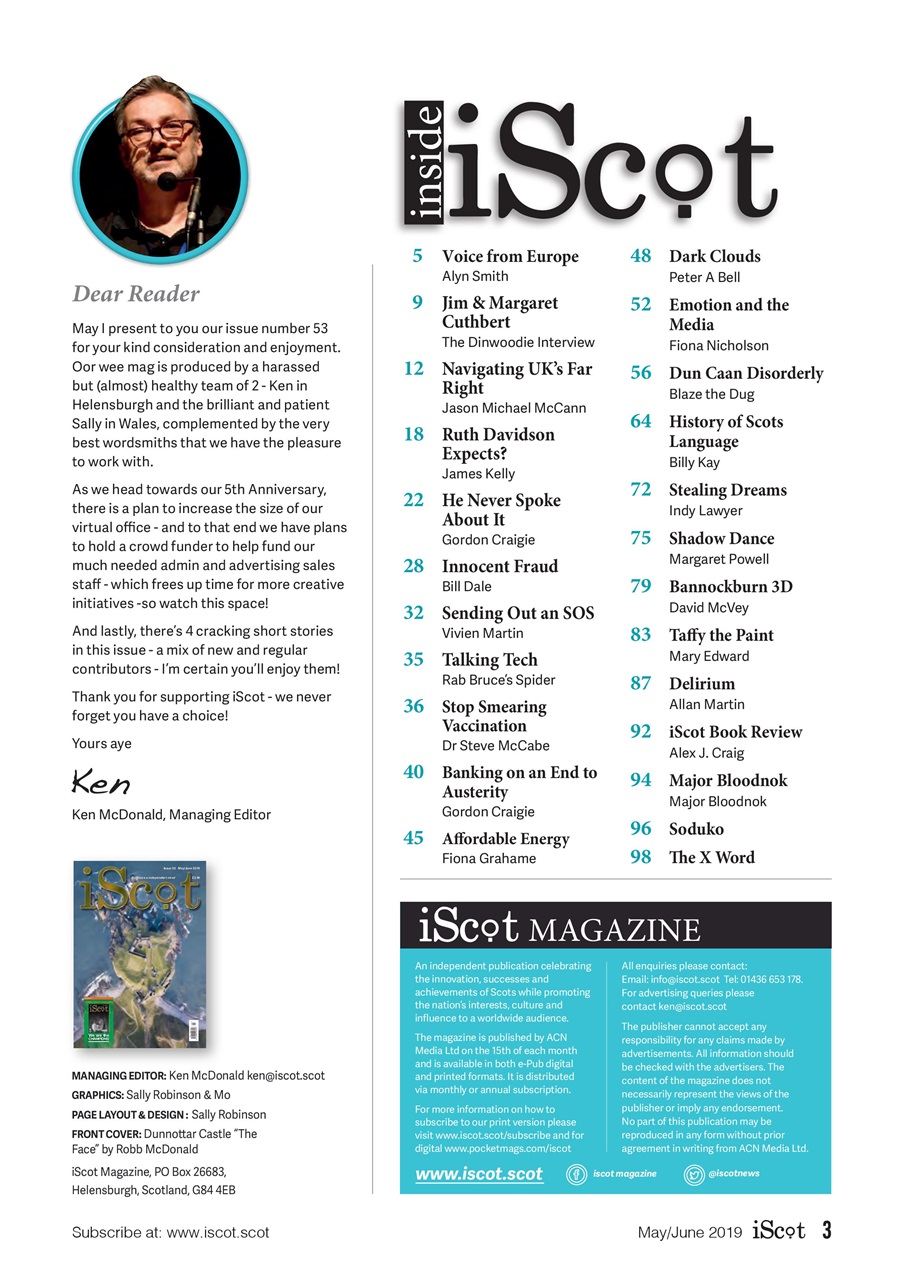 iScot Magazine Preview Pages