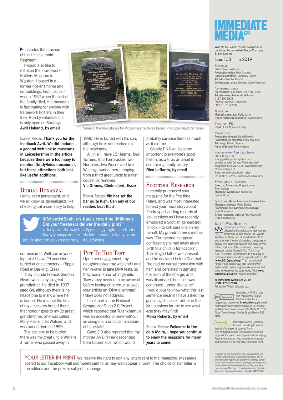 Who Do You Think You Are? Preview Pages