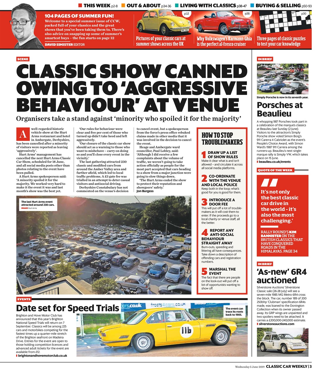 Classic Car Weekly Preview Pages