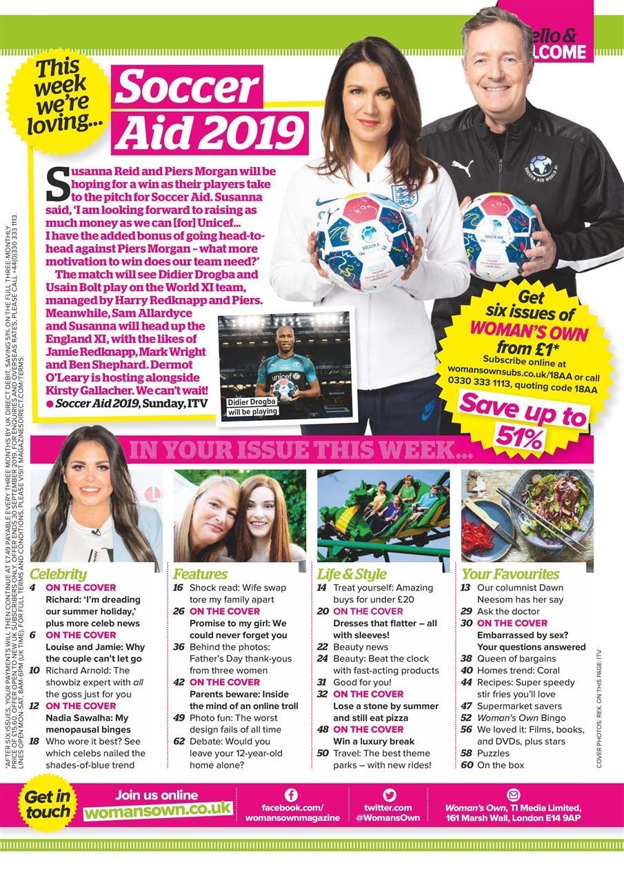 Woman's Own Preview Pages