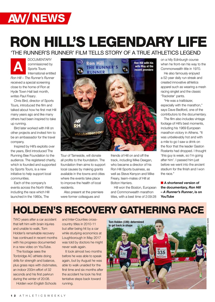 AW – Athletics Weekly Magazine Preview Pages