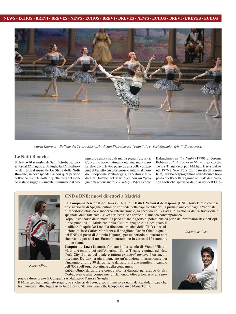 BALLET2000 Edizione Italia Preview Pages