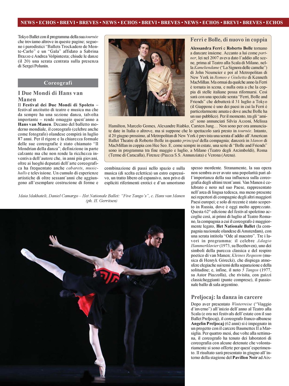 BALLET2000 Edizione Italia Preview Pages