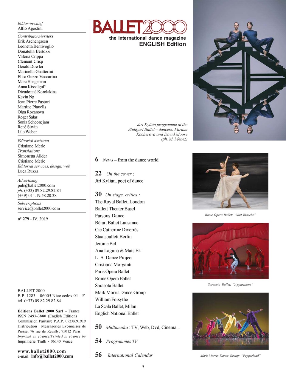 BALLET2000 English Edition Preview Pages